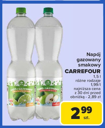 Woda jabłkowa Carrefour classic promocja w Carrefour Market