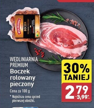 Boczek rolowany pieczony Wędliniarnia premium promocja