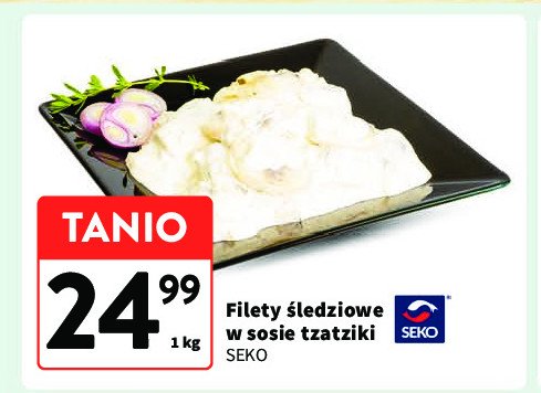 Filety śledziowe w sosie tzatziki Seko promocja
