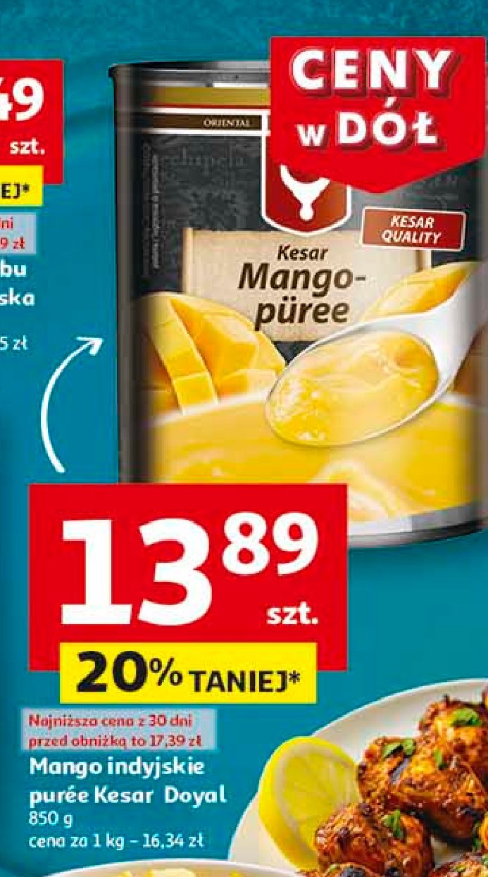 Puree z mango Doyal promocja w Auchan