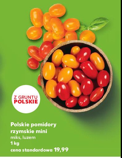 Pomidory rzymskie mini promocja
