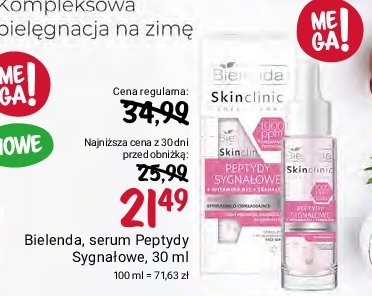Serum do twarzy peptydy sygnałowe BIELENDA SKIN CLINIC PROFESSIONAL promocja