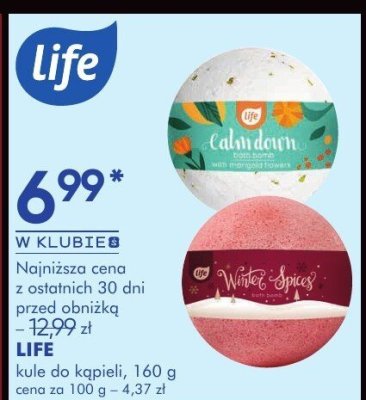 Kule LIFE kule do kąpieli 160 g promocja w Super-Pharm