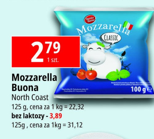 Ser mozzarella bez laktozy Buona promocja