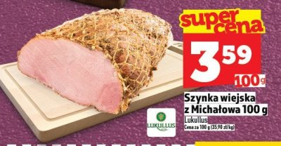 Szynka wiejska z Michałowa Lukullus promocja w TOPAZ