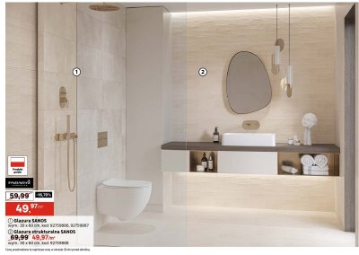 Glazura SANOS Paradyż promocja w Leroy Merlin