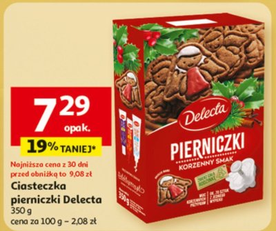 Ciasteczka pierniczki Delecta promocja w Auchan
