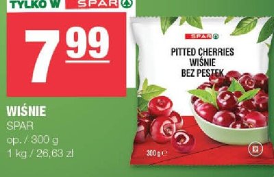 Wiśnie Spar promocja w SPAR