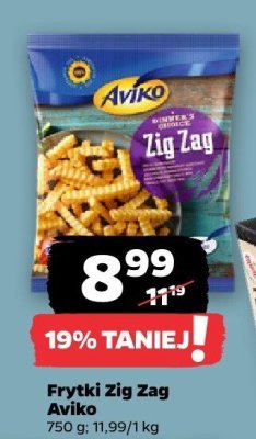 Frytki Zig Zag 750 g promocja w Netto