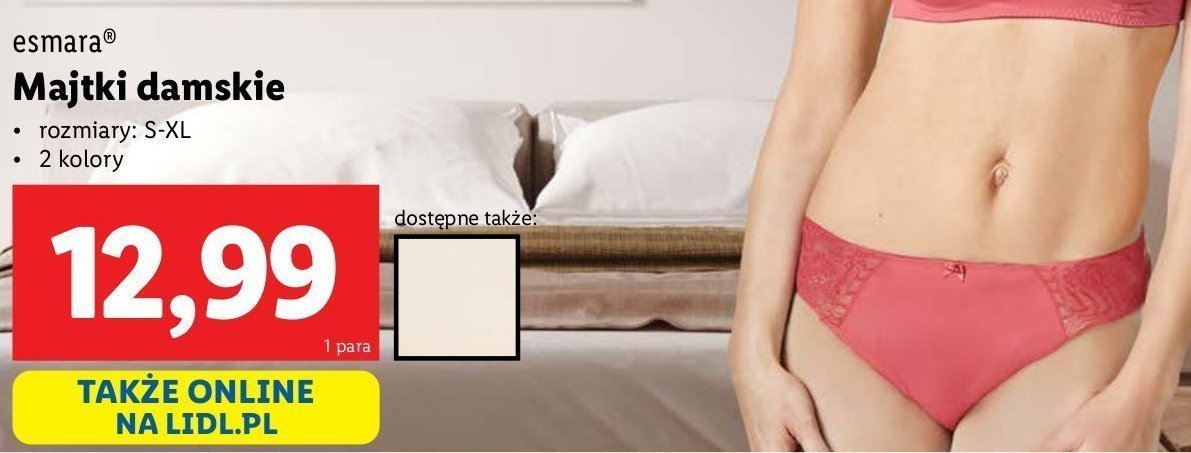 Majtki damskie s-xl Esmara promocja