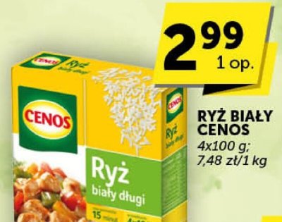 Ryż biały długi Cenos promocja w ABC
