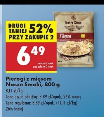 Pierogi z mięsem Nasze smaki promocja