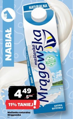 Maślanka naturalna promocja w Netto