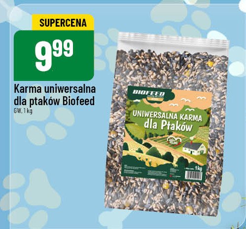 Karma dla ptaków uniwersalna BIOFEED promocja