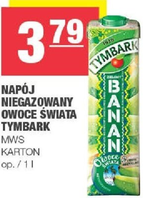Napój niegazowany owoce świata Tymbark MWS promocja w SPAR