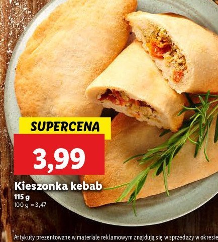 Kieszonka z kebabem z kurczaka promocja