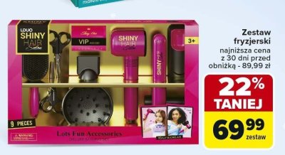 Zestaw fryzjerski LONG HAIR Fun Accessories promocja w Carrefour