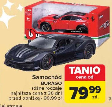 Samochód burago promocja