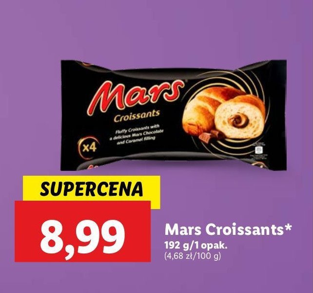 Rogal z nadzieniem Mars promocja