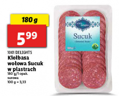 Kiełbsa sucuk 1001 delights promocja