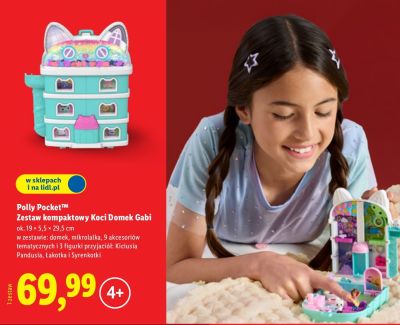 Polly Pocket™ Zestaw kompaktowy Koci Domek Gabi promocja w Lidl
