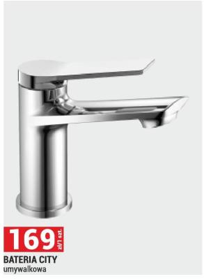 Bateria CITY umywalkowa promocja w Merkury Market