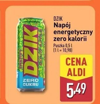 Nap贸j energetyczny zero kalorii sour apple WK DZIK promocja