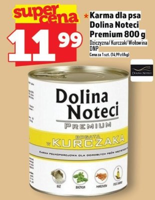 Karma dla psa Dolina Noteci Premium 800 g promocja w TOPAZ