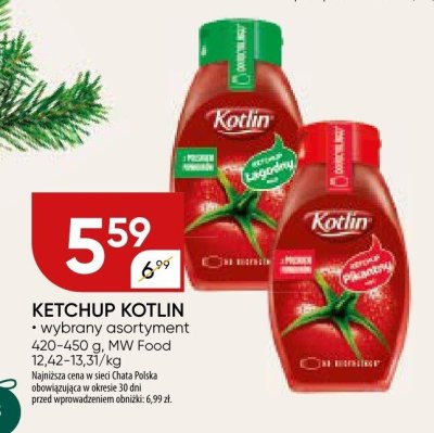Ketchup kotlin promocja w Chata Polska