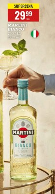 Wermut Martini Bianco 750 ml promocja w Biedronka