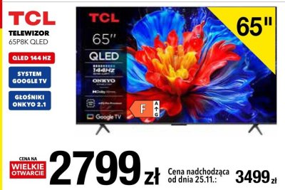 Telewizor TCL 65P8K QLED 65" promocja w RTV EURO AGD
