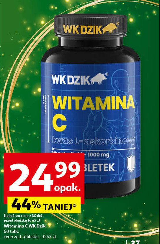 Witamina c WK DZIK promocja w Auchan