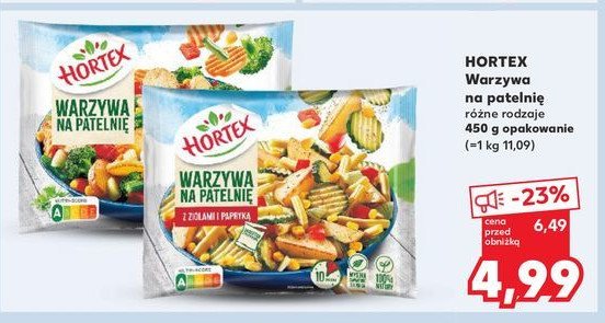 Warzywa na patelnię z ziołami i papryką Hortex promocja w Kaufland