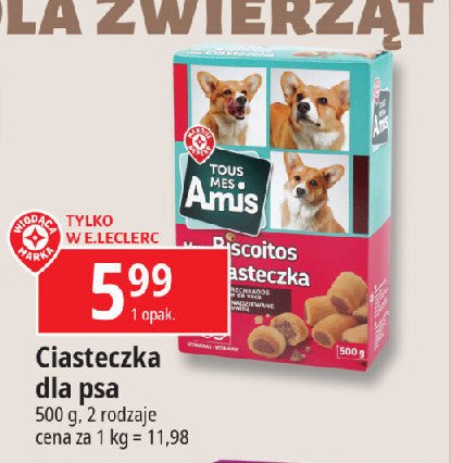 Ciasteczka dla psa Wiodąca marka tous mes amis promocja