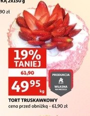 Tort truskawkowy promocja