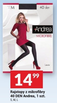Rajstopy z mikrofibry 40 DEN Andrea promocja w Twój Market