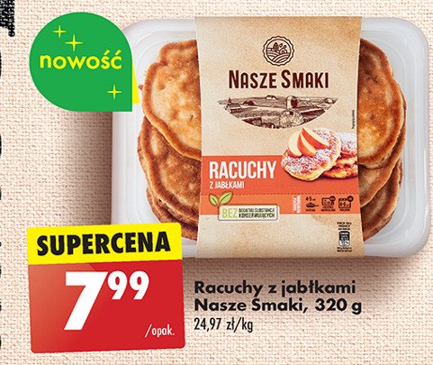 Racuchy z jabłkami Nasze smaki promocja