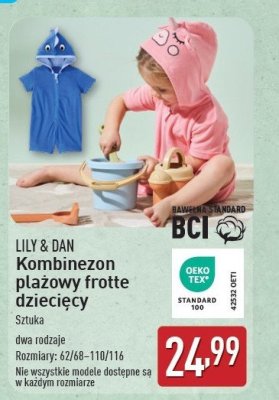 Kombinezon plażowy frotte 62/68-110/116 Lily & dan promocja