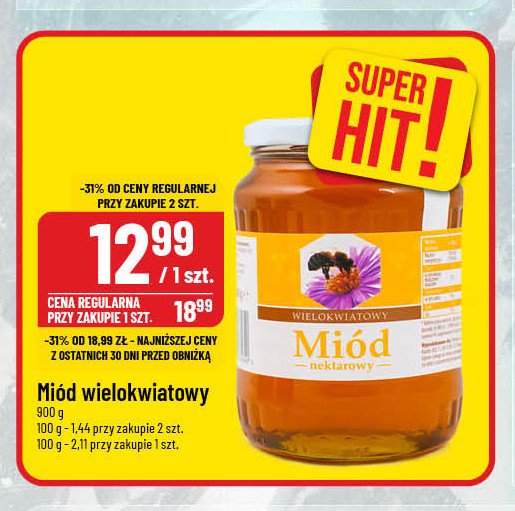 Miód wielokwiatowy promocja