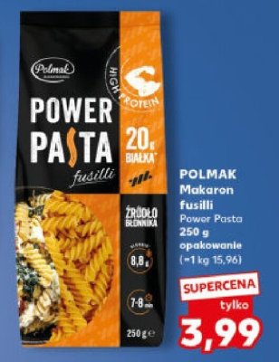 Makaron fusilli Power Pasta promocja w Kaufland