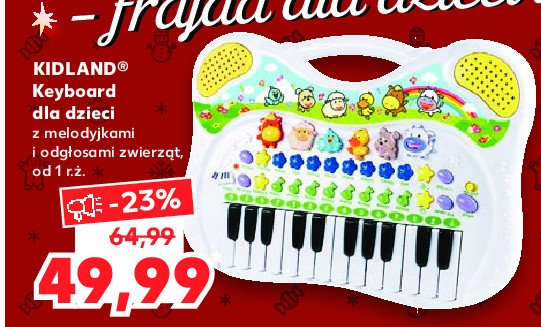 Keyboard dla dzieci Kidland promocja