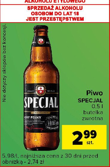 Piwo Specjal promocja