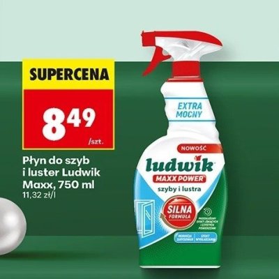 Płyn do szyb i luster Ludwik Maxx, 750 ml promocja w Biedronka