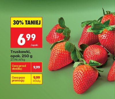 Truskawki, opak. 250 g promocja w Biedronka