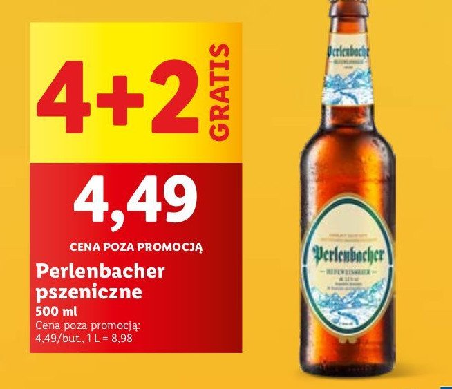 Piwo Perlenbacher hefeweissbier promocja w Lidl
