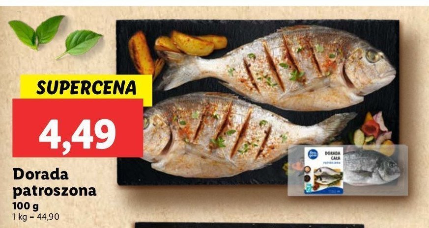 Dorada patroszona promocja