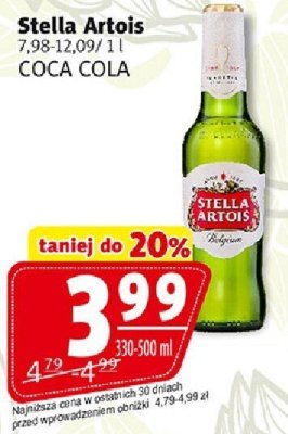 Piwo Stella Artois promocja w Prim Market