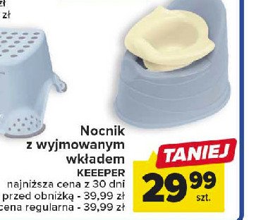 Nocnik z wyjmowanym wk艂adem Keeeper promocja