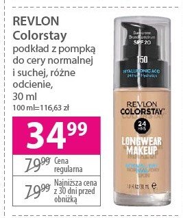 Podk艂ad cera normalna i sucha Revlon colorstay promocja