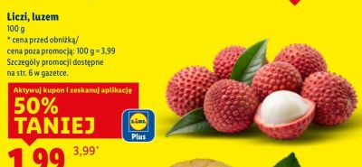 Liczi luzem promocja w Lidl